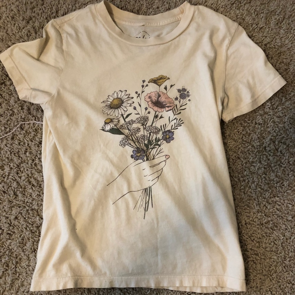 pacsun flower t shirt